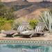 Crete Outdoor Armed Aluminum Wicker Chaise Lounge (Set of 2) by Christopher Knight Home