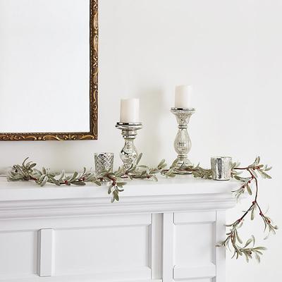 Holly Berry Leaf Garland - Ballard Designs