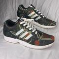 Adidas Shoes | Adidas Zx Flux Torsion Youth Size 7y Tropical Rare | Color: Black/Green | Size: 7b