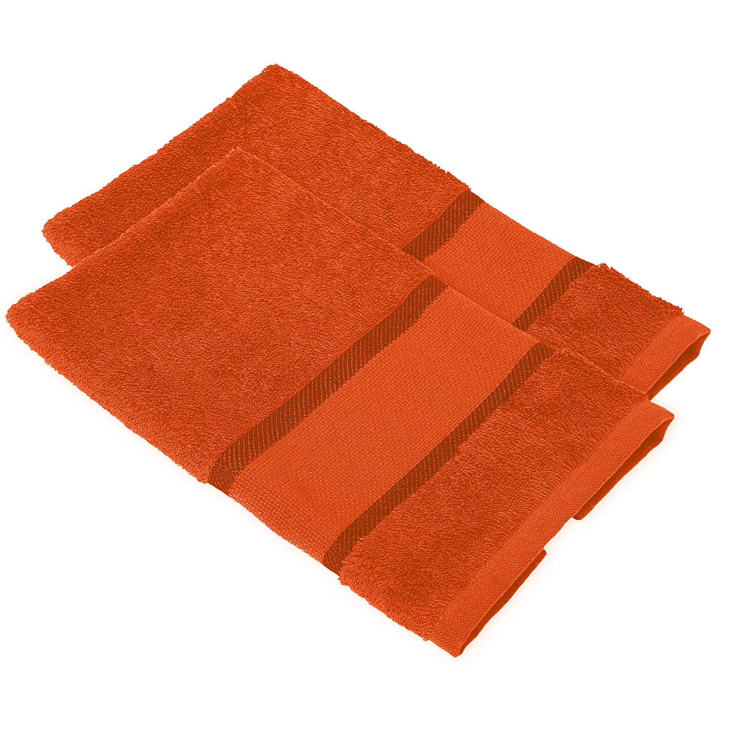 buttinette Serviettes invité à broder, 2 pièces, rouille