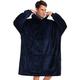 SINJYUN Oversized Hoodie Blanket, Wearable Blanket Sweatshirt Hoodie, Fleece Hoodie Sweatshirt Hooded Blanket Adult, Sweatshirt Blanket Giant Hooded Sweatshirt, Throw Blanket Hoody with Pocket