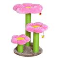 Dzwyc Multi Level Flower Cat Tree Cat Scratching Post Toy Activity Center Cat Tower (Color : A)