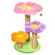 Dzwyc Multi Level Flower Cat Tree Cat Scratching Post Toy Activity Center Cat Tower (Color : B)