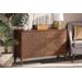 Baxton Studio Landis Mid-Century Modern Ash Walnut Finished Wood 6-Drawer Dresser - Wholesale Interiors MG9002-Ash-Walnut-6DW-Dresser