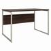 Bush Business Furniture Hybrid 48W x 30D Computer Table Desk with Metal Legs in Black Walnut - Bush Business Furniture HYD248BW