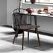 Bradley Modern Farmhouse Wood and Metal Dining Chair