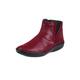 Avena Damen Stiefeletten Rot einfarbig