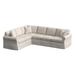 Gray/Blue Sectional - Braxton Culler Bedford 117" Wide Corner Sectional Polyester/Upholstery | 38 H x 117 W x 94 D in | Wayfair