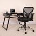 Flash Furniture Aster Big & Tall 400 lb. Rated Mesh Swivel Ergonomic Task Office Chair Upholstered/Mesh/ in Black | 42.25 H x 29 W x 26 D in | Wayfair