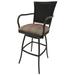 Red Barrel Studio® 34" Patio Bar Stool, Rattan in Brown | 52 H x 21 W x 20 D in | Wayfair 86C8735AF5914EBCB315EF69B5D82EA9