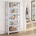 Huckins Bookcase Wood in White/Brown Laurel Foundry Modern Farmhouse® | 66 H x 31.73 W x 12.64 D in | Wayfair F721D1DA4ADB4FB99B0A95D069A054BD