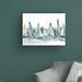 Breakwater Bay Pastel Marina I by Emma Scarvey - Wrapped Canvas Painting Canvas in White/Black | 35 H x 47 W x 2 D in | Wayfair