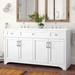 Lark Manor™ Hitchin 60" Double Bathroom Vanity Set Wood/Marble in White | 34 H x 60 W x 22 D in | Wayfair 828ED1923C0A4B83A744DCB9B535060C