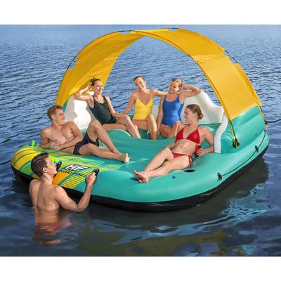 Hydro-Force® 5-Personen-Badeinsel Sunny Lounge 300 x 275 cm - Mehrfarbig