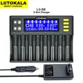 LIITOKALA – Chargeur de batterie pour 18650 26650 21700 26700 18350 AA AAA Lii-S8 Lii-PD4 Li-ion