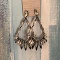 Anthropologie Jewelry | Anthropologie Crystal Earrings | Color: Silver | Size: Os