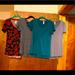 Lularoe Tops | Lularoe Classic Tees | Color: Black/Green/Red | Size: Xxs