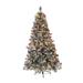 Puleo International 7.5' Pre-Lit Sterling Pine Christmas Tree