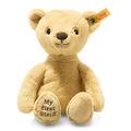 Steiff Cuddly Toy My First Steiff Teddy Bear for Birth, Cute Stuffed Toy, Boys, Girls & Babies from 0 Months, Soft Cuddly Friends, 26 cm Small, 242038