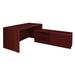 "Legacy 71""Hi-Low L-Desk Shell- Mahogany - Regency LLDSLC7135MH"