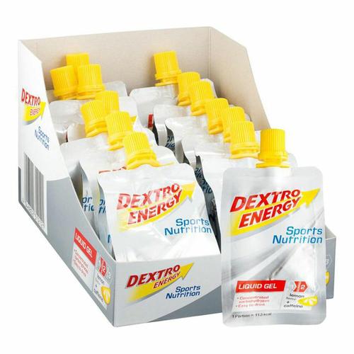 Dextro Energy Liquid Gel, Zitrone-Koffein 18x60 ml Gel
