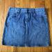 J. Crew Skirts | J. Crew Denim Mini Skirt Size 6 | Color: Blue | Size: 6