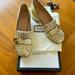 Gucci Shoes | Gucci Gg Marmont Platino Loafers Size 36 | Color: Gold | Size: 36