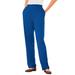 Plus Size Women's 7-Day Knit Straight Leg Pant by Woman Within in Deep Cobalt (Size 5X)