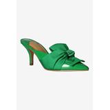 Women's Mianna Mule by J. Renee in Green (Size 10 M)