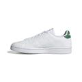 adidas Herren Advantage Tennis Shoe, Cloud White Cloud White Green, 42 2/3 EU