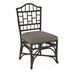 Braxton Culler Chippendale Side Dining Chair Upholstered/Wicker/Rattan in Gray | 40 H x 22 W x 25 D in | Wayfair 970-028/0863-84/PEARLGREY