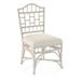 Braxton Culler Chippendale Side Dining Chair Upholstered/Wicker/Rattan in Gray/White/Black | 40 H x 22 W x 25 D in | Wayfair