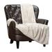 Chanasya Luxurious Throw Polyester in Pink/Gray/White | 65 H x 50 W in | Wayfair CAN-CT-GRAZE-SAND