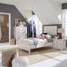 Grain Wood Furniture Montauk Standard 2 - Piece Bedroom Set Wood in White | King | Wayfair SetMT0612-1N