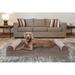 FurHaven Faux Fur & Velvet Bolster Sofa Style Pet Bed Metal in Brown | 9.5 H x 53 W in | Wayfair 85637401