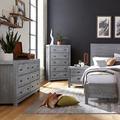 Grain Wood Furniture Montauk Standard 2 - Piece Bedroom Set Wood in White | Twin | Wayfair SetMT0112-1N