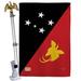Breeze Decor 2-Sided Polyester 40 x 28 in. Flag Set in Black/Red | 40 H x 28 W in | Wayfair BD-CY-HS-108260-IP-BO-02-D-US15-BD