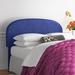 Latitude Run® Alianis Queen Panel Headboard Upholstered/Velvet in Blue | 47.5 H x 63.75 W x 3.5 D in | Wayfair ABDB12425018422BBF59E5BE6B7A4958