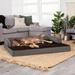 FurHaven Plush & Diamond Décor Comfy Couch Pet Bed Metal in Brown | 10.5 H x 53 W x 40 D in | Wayfair 46636251