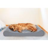 Archie & Oscar™ Karlin Ultra Plush Luxe Lounger Contour Dog Pillow Polyester in Gray/Black | 6 H x 45 W x 30 D in | Wayfair