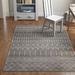 Gray 96 x 0.3 in Area Rug - Union Rustic Amanuel Moroccan Geometric Area Rug in Dark Polypropylene | 96 W x 0.3 D in | Wayfair