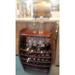 MGP Wine Barrel Shelf w/ Glass Rack36"H X 25"W X 10"D Wood/Solid Wood in Brown | 36 H x 25 W x 10 D in | Wayfair WBR-36G