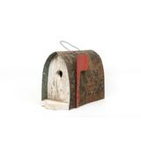 Home Bazaar Bird in Hand Collection Mercer Mailbox 8.5 H X 5 W X 10 D Birdhouse Wood in Brown/White | 8.5 H x 5 W x 10 D in | Wayfair HBA-1032S