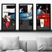 Rosdorf Park Free to Shop by Jodi - 3 Piece Picture Frame Graphic Art Plastic/Acrylic in Black/Blue/Red | 40.5 H x 25.5 W x 1 D in | Wayfair