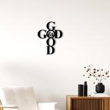 Red Barrel Studio® God Is Good Wall Décor redMetal | 20 H x 20 W x 1 D in | Wayfair FD0C981B6A5B4BCA874158EA49A22D0E