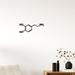 Trinx 275-Dopamine Molecule Metal Wall Art | Large Molecule Decoration For Home, Dorm | 14 H x 14 W x 1 D in | Wayfair