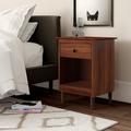 Wade Logan® Bhuneshwar 1 - Drawer Nightstand Wood in Green/Brown | 25 H x 18 W x 15 D in | Wayfair 5A9BAD0437134E9290C409D68D4E95DE