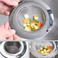 Filtre d'évier de cuisine en acier inoxydable trou de vidange outils anti-blocage crépine filtre