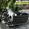 Bracelet de montre en caoutchouc et Silicone souple 19mm 21mm 22mm adapté pour Omega Speedmaster