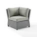 Bradenton Outdoor Wicker Sectional Corner Chair